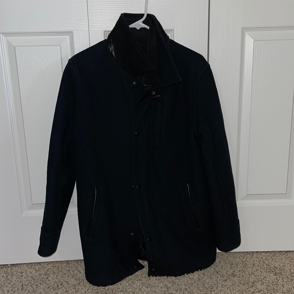 Men’s Black Calvin Klein Peacoat S/P